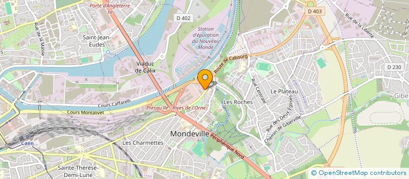 localisation de l'entreprise ENVIRONNEMENT SERVICE TECHNIQUE à MONDEVILLE