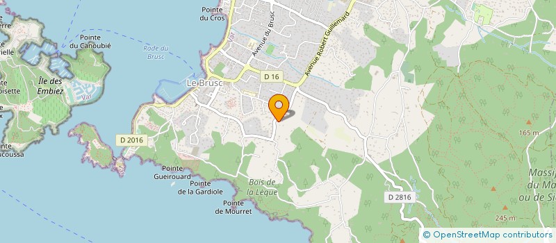 localisation de l'entreprise ENVIRONNEMENT SERVICES à SIX-FOURS-LES-PLAGES