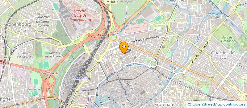 localisation de l'entreprise ENVIRONNEMENT TECHNIQUE RECYCLAGE à STRASBOURG