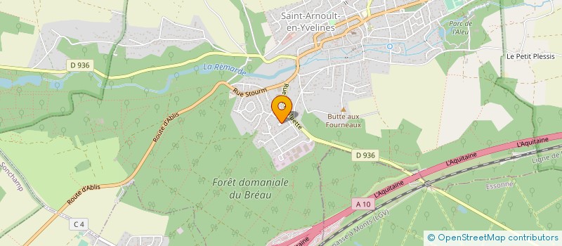 localisation de l'entreprise ENVIRONNEMENTS à SAINT-ARNOULT-EN-YVELINES