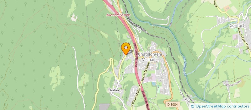 localisation de l'entreprise ENVIRONNEMENTS ET SITES à VALSERHONE