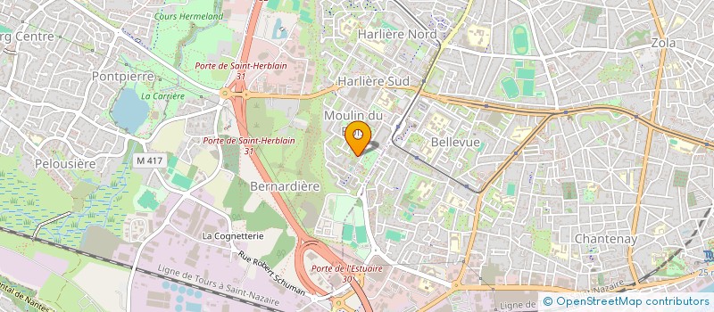 localisation de l'entreprise ENVIRONNEMENTS SOLIDAIRES à SAINT-HERBLAIN