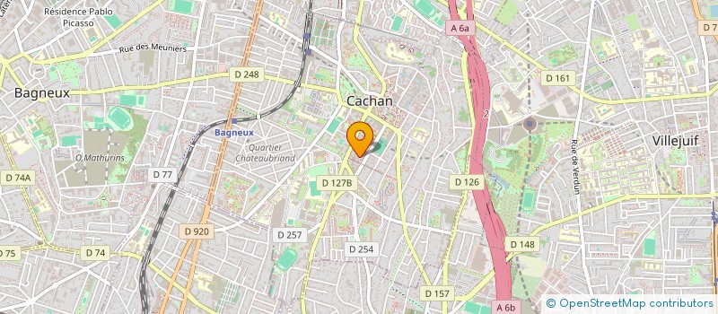localisation de l'entreprise ENVIROUBUILD à CACHAN