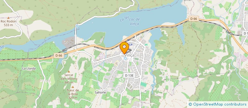 localisation de l'entreprise ENVISTES DE SAGONE  VINCA