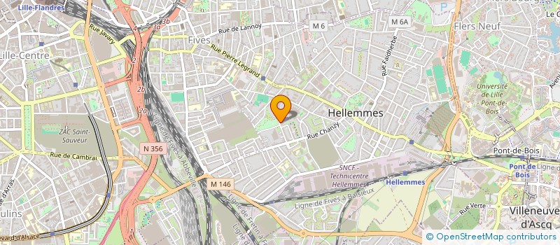 localisation de l'entreprise ENVITECH à LILLE