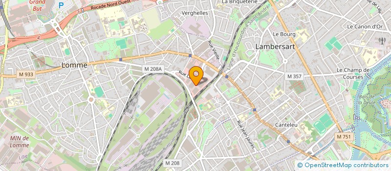 localisation de l'entreprise ENVITECH à LILLE