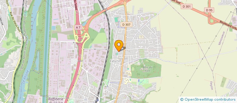 localisation de l'entreprise ENVITHERM  FEYZIN