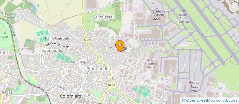 localisation de l'entreprise ENVOI-OPS à COLOMIERS