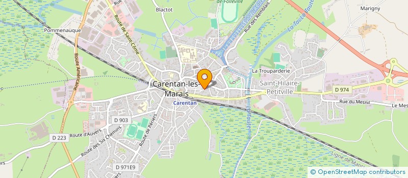 localisation de l'entreprise ENVOIE LA ZIK  CARENTAN-LES-MARAIS