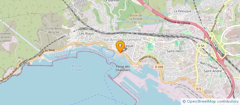 localisation de l'entreprise ENVOL 13 à MARSEILLE