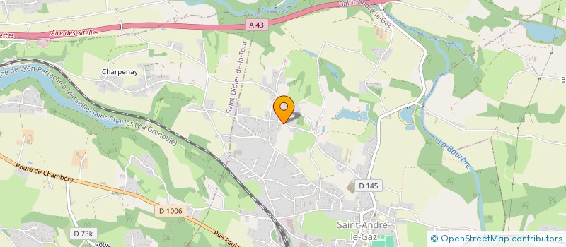 localisation de l'entreprise ENVOL  SAINT-ANDRE-LE-GAZ