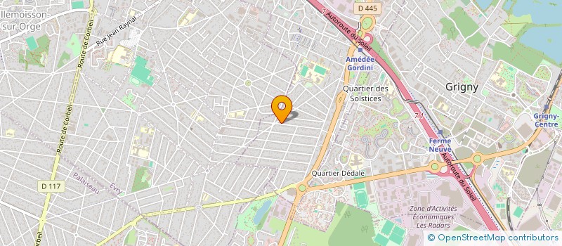 localisation de l'entreprise ENVOL 8 à VIRY-CHATILLON