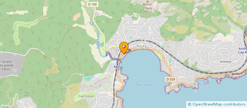 localisation de l'entreprise ENVOL à SAINT-RAPHAEL
