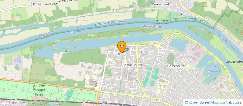 localisation de l'entreprise ENVOL  MANTES-LA-JOLIE