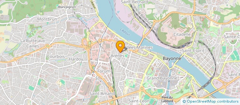 localisation de l'entreprise ENVOL  BAYONNE