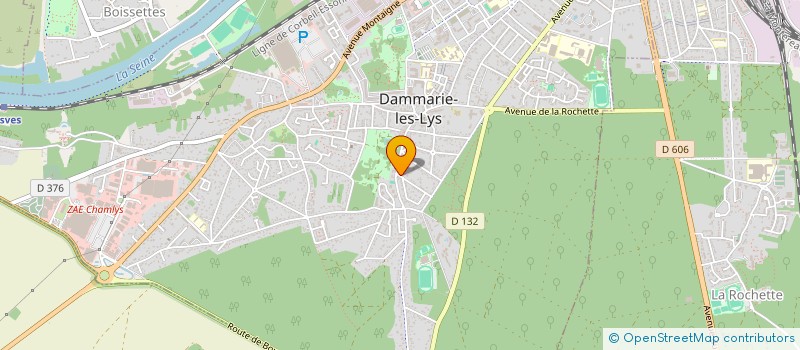 localisation de l'entreprise ENVOL CARS à DAMMARIE-LES-LYS