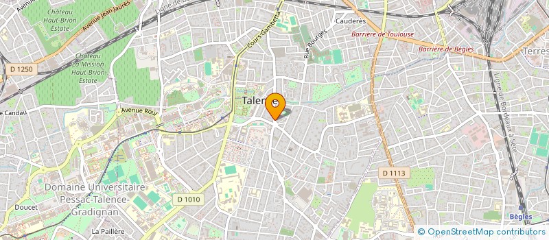 localisation de l'entreprise ENVOL COIFFURE  TALENCE