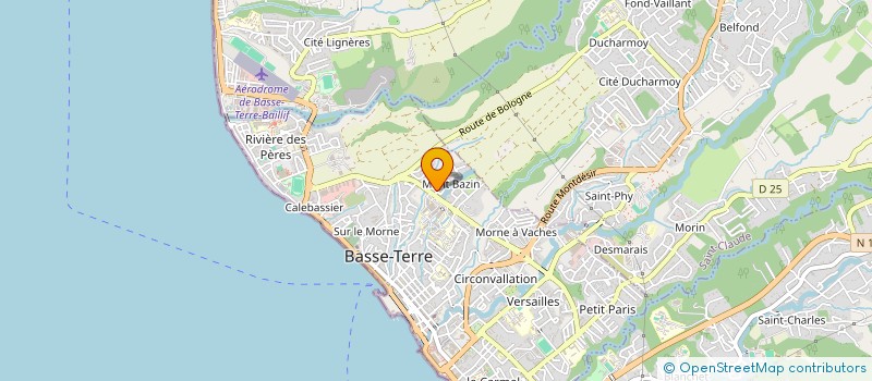 localisation de l'entreprise ENVOL DIGITAL à BASSE-TERRE