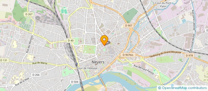 localisation de l'entreprise ENVOL. DONNER DES AILES POUR REUSSIR à NEVERS