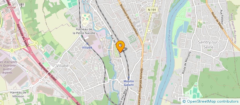 localisation de l'entreprise ENVOL EDUCATIF ET SPORTIF  CORBEIL-ESSONNES