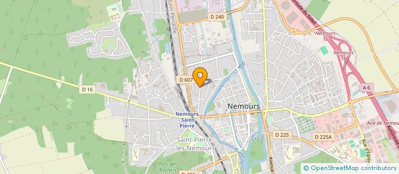 localisation de l'entreprise ENVOL'ENSEMBLE  NEMOURS