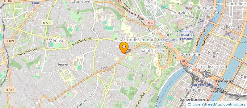 localisation de l'entreprise ENVOL ENVIRONNEMENT AUVERGNE-RHONE-ALPES à LYON