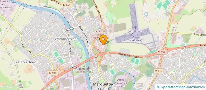 localisation de l'entreprise ENVOL ENVIRONNEMENT HAUTS DE FRANCE à WAMBRECHIES