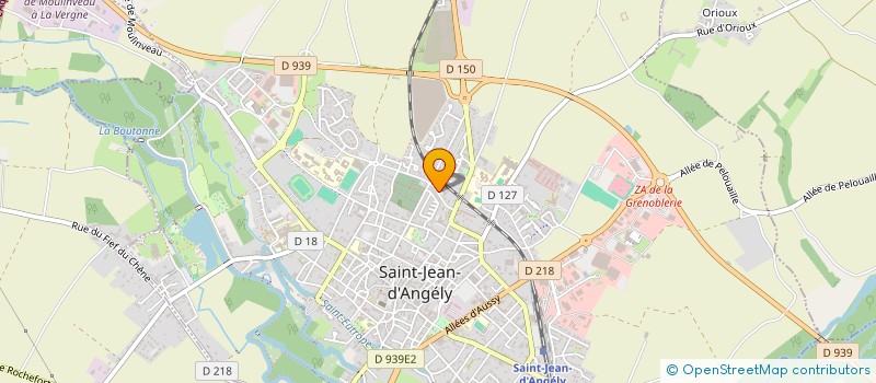 localisation de l'entreprise ENVOL FORMATION  SAINT-JEAN-D'ANGELY