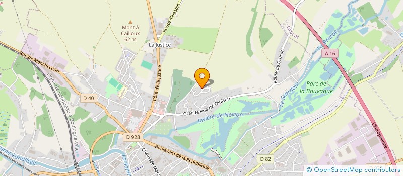 localisation de l'entreprise ENVOL'INF  GAPENNES