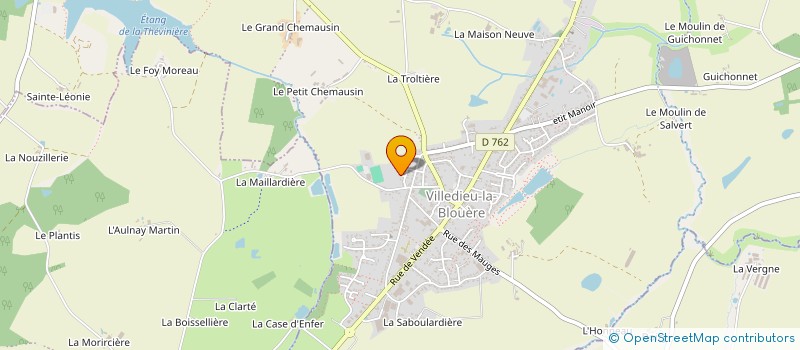 localisation de l'entreprise ENVOL'&MOI  BEAUPREAU-EN-MAUGES