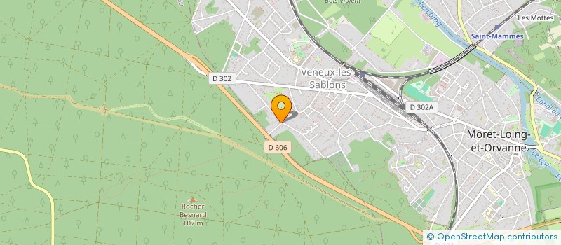 localisation de l'entreprise ENVOL PARACHUTISME  MORET-LOING-ET-ORVANNE