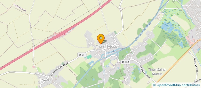 localisation de l'entreprise ENVOL PASSION  THUN-L'EVEQUE