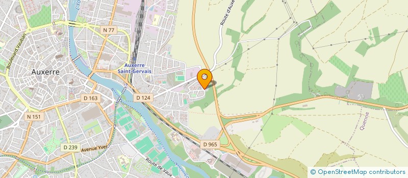 localisation de l'entreprise ENVOL RIVE DROITE à AUXERRE