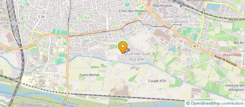 localisation de l'entreprise ENVOL&SENS à AVIGNON