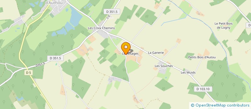 localisation de l'entreprise ENVOL & VOUS FORMATIONS à SAINTIGNY