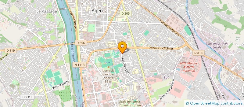 localisation de l'entreprise ENVOLEE DES IRIS  AGEN