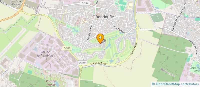 localisation de l'entreprise ENVOLEE LYRIQUE à BONDOUFLE