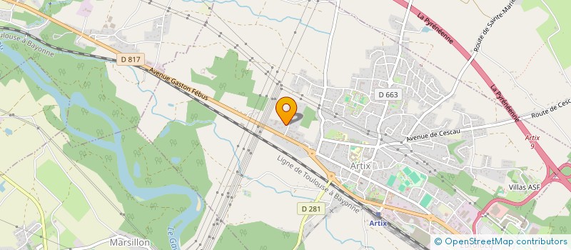 localisation de l'entreprise ENVOLEES NOCTURNES  ARTIX