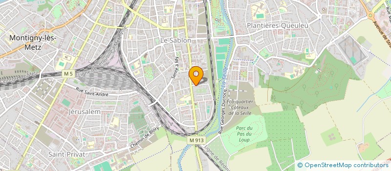 localisation de l'entreprise ENVOLER  METZ