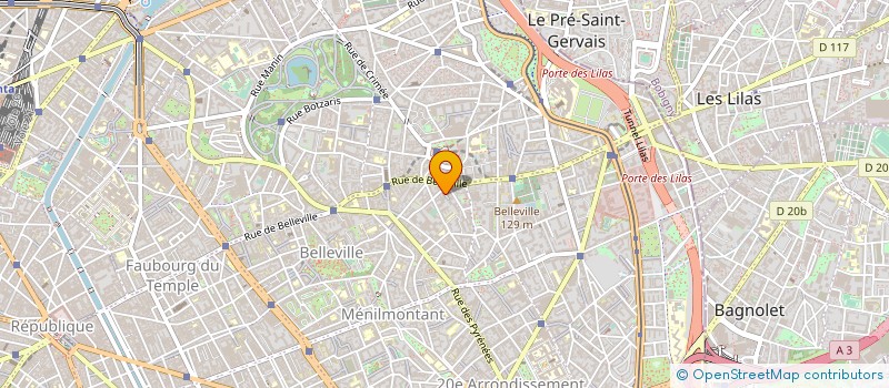 localisation de l'entreprise ENVOLS  PARIS