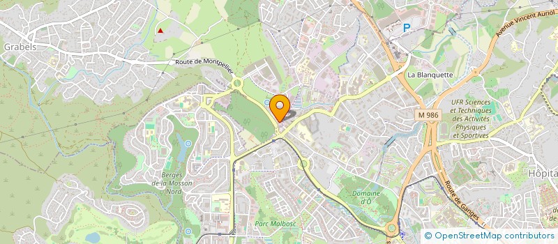 localisation de l'entreprise ENVOLURE  GRABELS