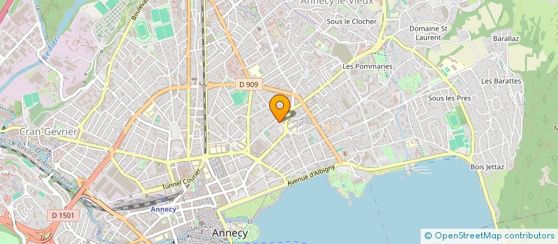 localisation de l'entreprise ENVOLVISION à ANNECY