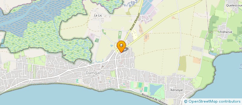 localisation de l'entreprise ENVORA  DAMGAN