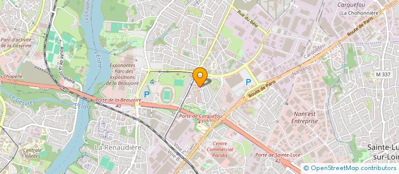 localisation de l'entreprise ENVOUTA DO BRASIL à NANTES