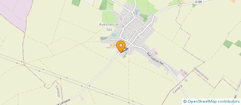 localisation de l'entreprise ENVU2 à AVESNES-LE-SEC