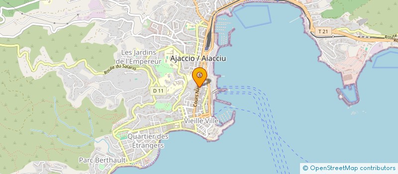 localisation de l'entreprise ENVY à AJACCIO
