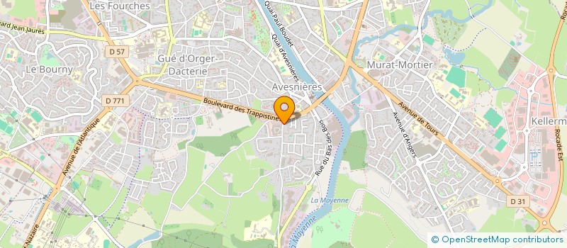 localisation de l'entreprise ENVYDRO à LAVAL