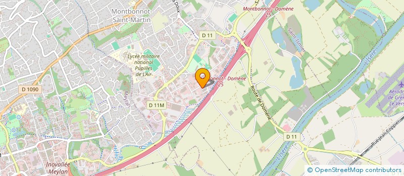localisation de l'entreprise ENWIRES à MONTBONNOT-SAINT-MARTIN