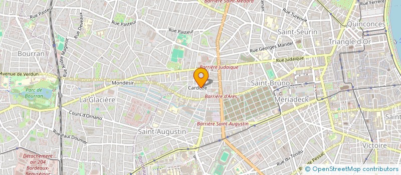 localisation de l'entreprise ENXA CONSEIL  BORDEAUX