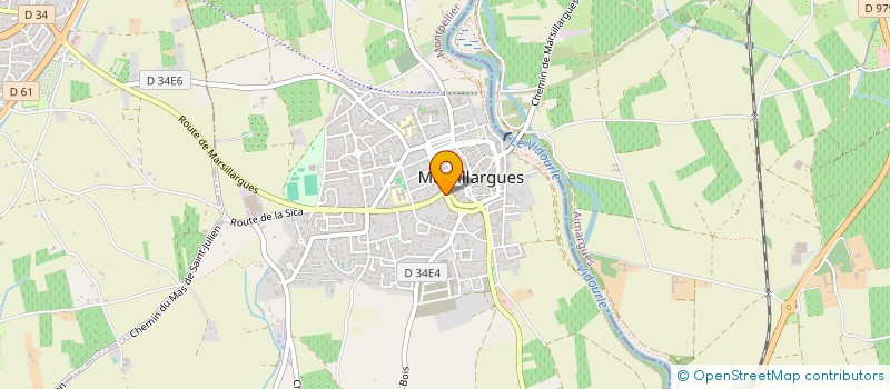 localisation de l'entreprise ENY IMMO  MARSILLARGUES